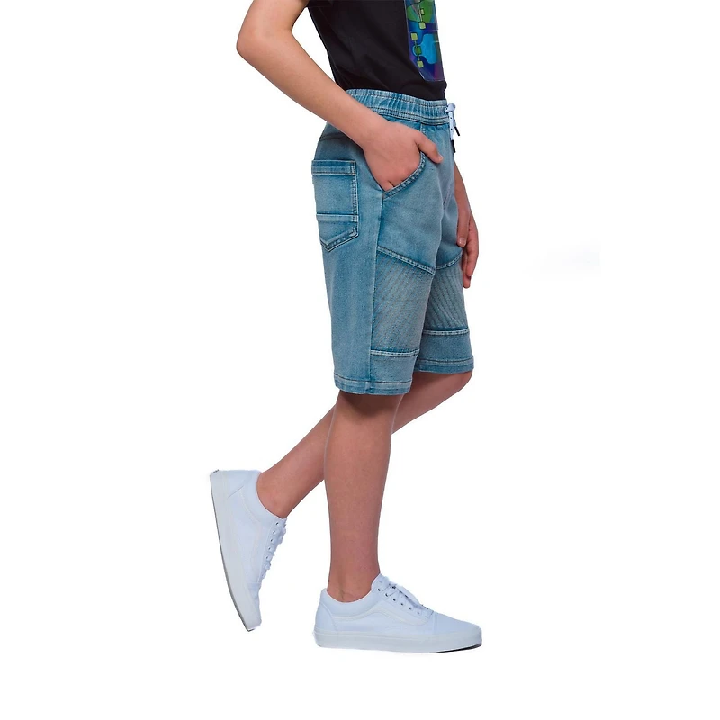 Boys Mini Pop Kids Cloud Burst Denim Short