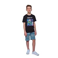 Boys Mini Pop Kids Cloud Burst Denim Short
