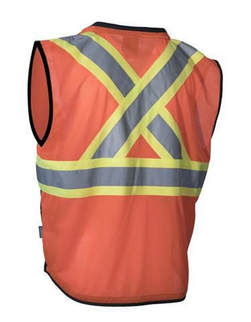 Gilet de sécurité Forcefield pour hommes avec fermeture à glissière sur le devant Tailles: P/M-2TG/3TG