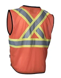 Gilet de sécurité Forcefield pour hommes avec fermeture à glissière sur le devant Tailles: P/M-2TG/3TG
