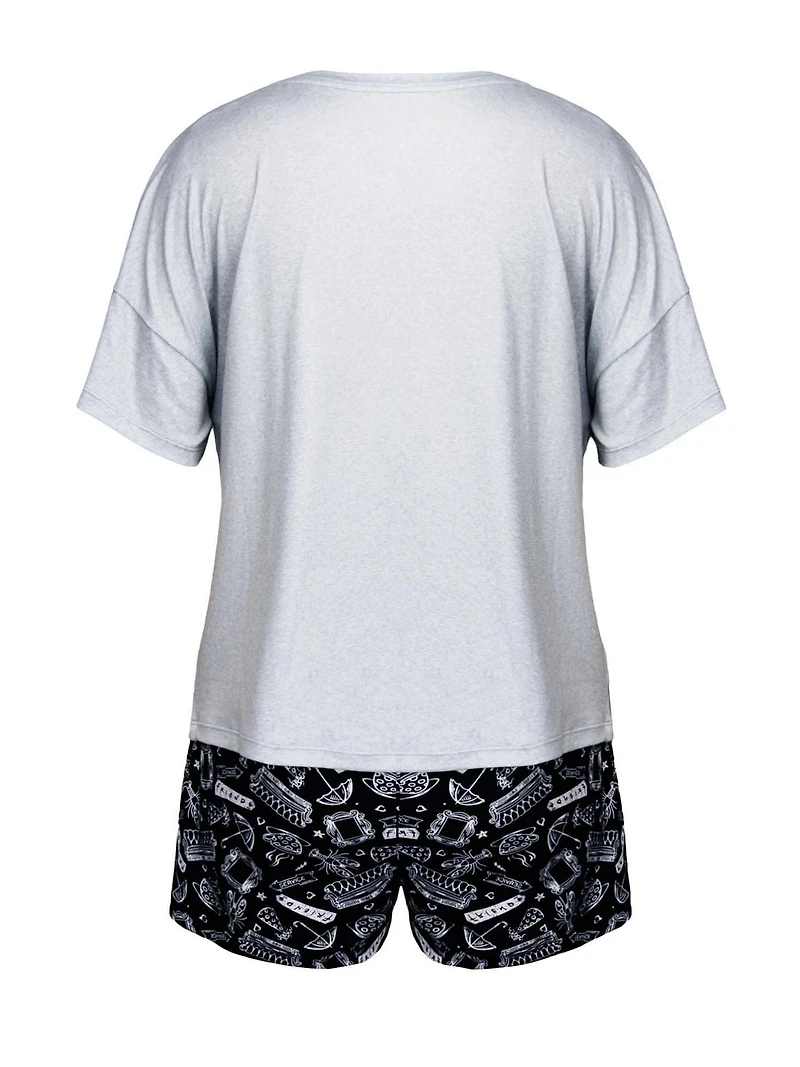 Ensemble pyjama deux pièces pour dames de Friends