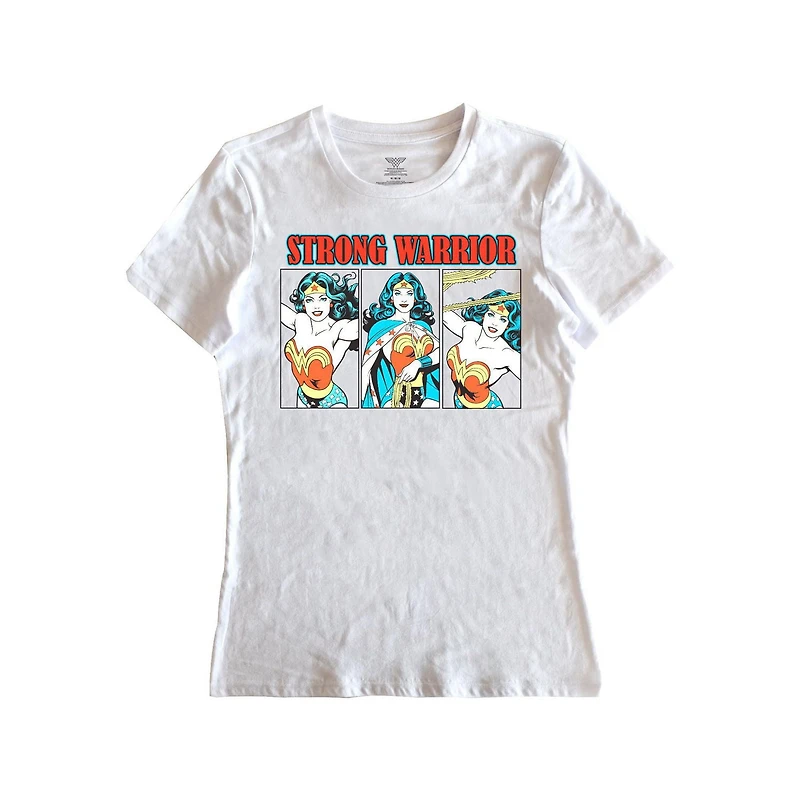 Dames Wonder Woman Strong Warrior T-shirt classique