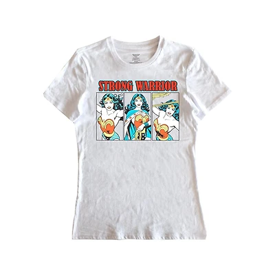 Dames Wonder Woman Strong Warrior T-shirt classique
