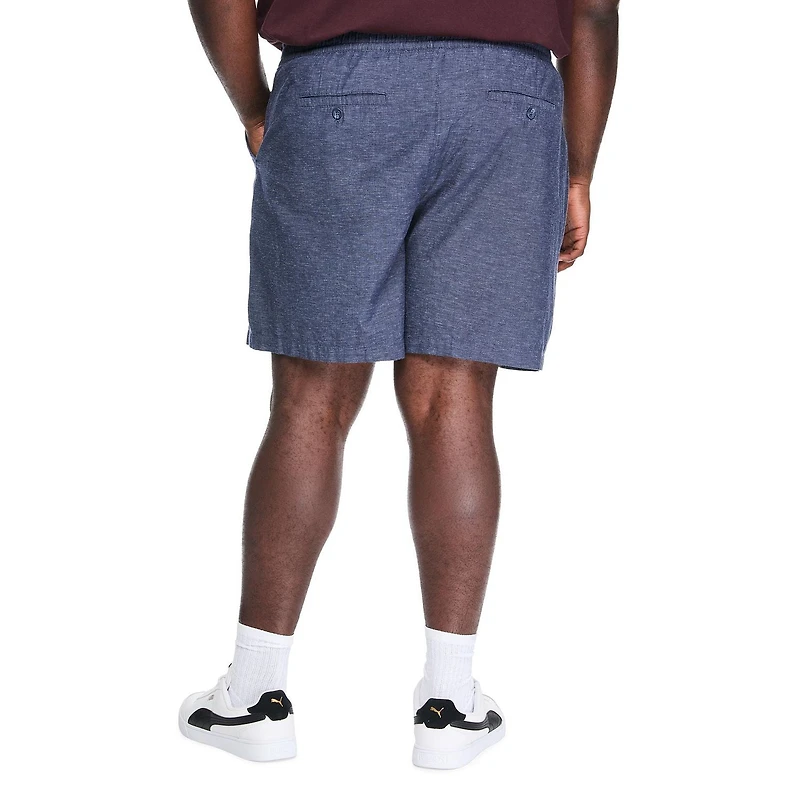 George Big Men's Linen-Blend Short
