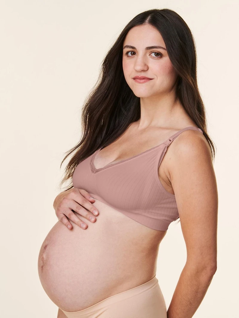 Soutien-gorge de grossesse et d’allaitement à une épaisseur Basics par Bravado Tailles S-XXL