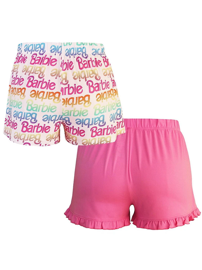 Barbie Knit Sleep 2 Pack Short - Adults