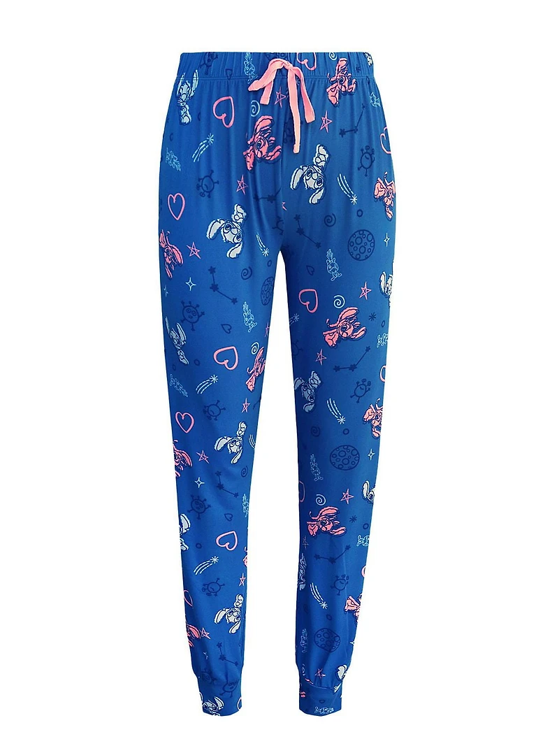 Lilo & Stitch Knit Sleep Pant - Adults, Sizes:XS-XL