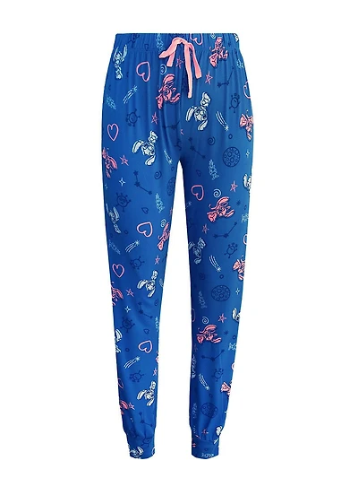 Lilo & Stitch Knit Sleep Pant - Adults, Sizes:XS-XL