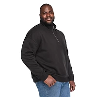 George Big Men's Quarter Zip Sweatshirt