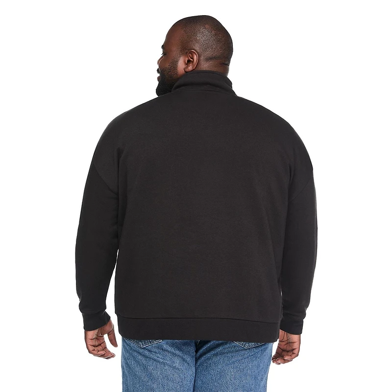 George Big Men's Quarter Zip Sweatshirt