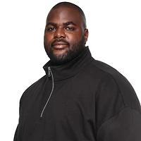 George Big Men's Quarter Zip Sweatshirt