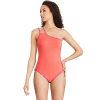 Reebok Women's One Shoulder One Piece