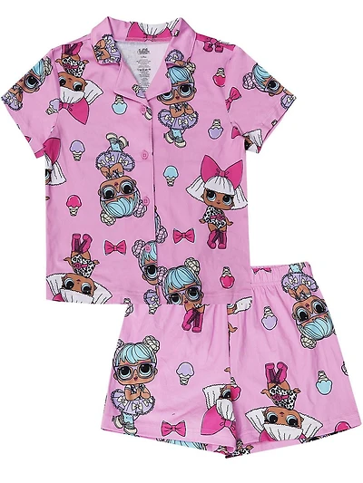 LOL Sorprise Knit Sleep 2 Piece PJ set - Kids