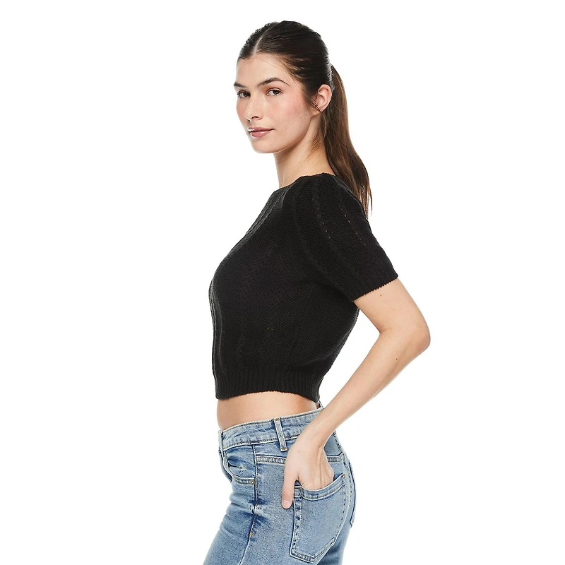 No Boundaries Women's Crochet Top