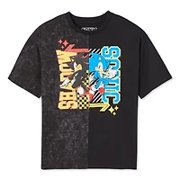 T-shirt à manches courtes Sonic le hérisson pour garçons