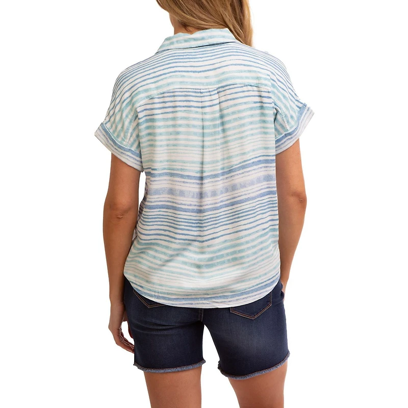 Jordache Women's Tie Front Shirt