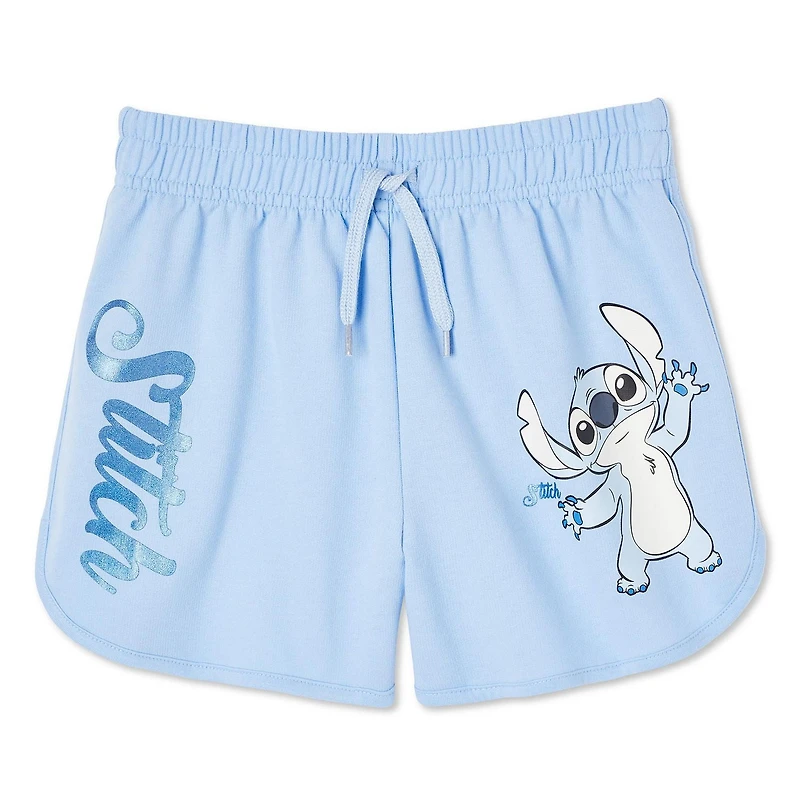Disney Girls' Stitch Fleece Short