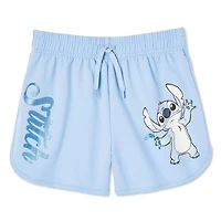 Disney Girls' Stitch Fleece Short