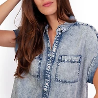 Jordache Women's Dolman Sleeve Shirt