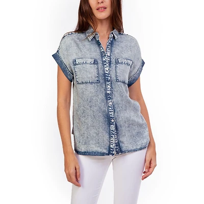 Jordache Women's Dolman Sleeve Shirt