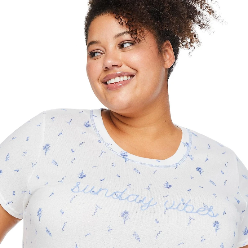 Chemise de nuit George Plus pour femmes Tailles 1X-4X