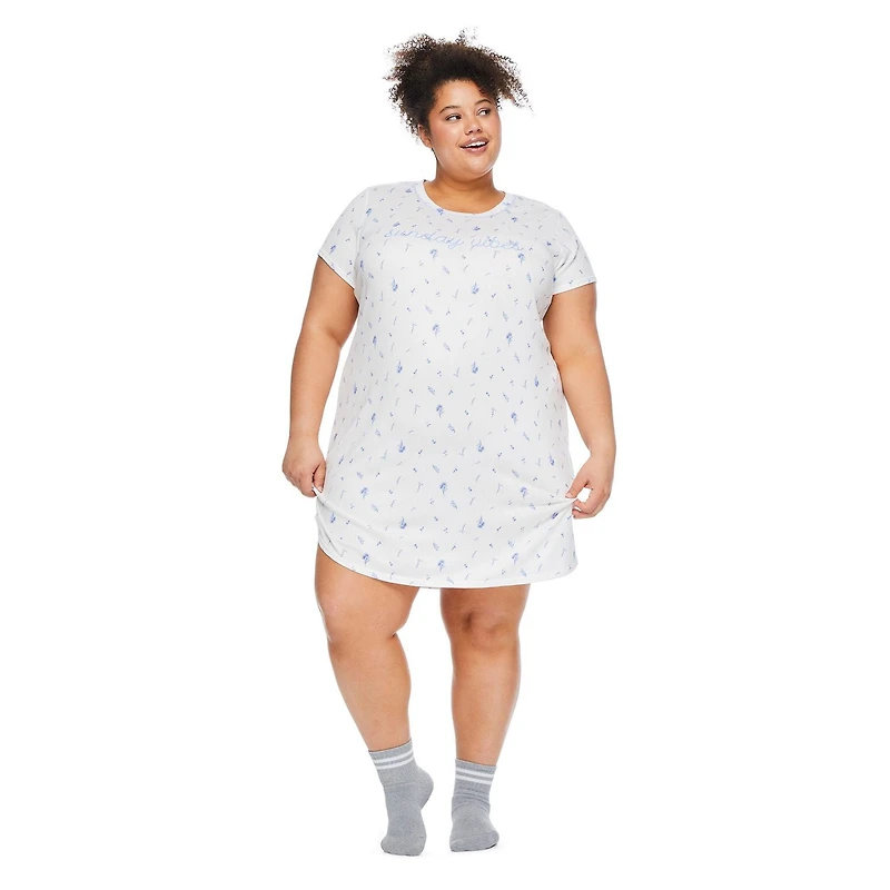 Chemise de nuit George Plus pour femmes Tailles 1X-4X