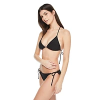 No Boundaries Women's String Bikini Top