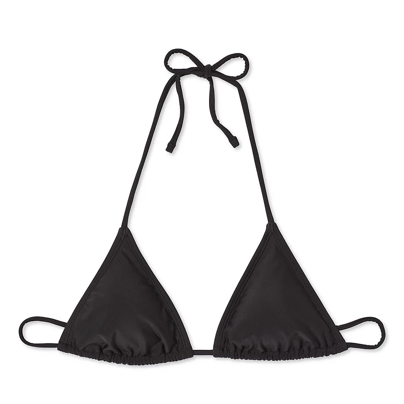 No Boundaries Women's String Bikini Top