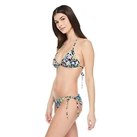 No Boundaries Women's String Bikini Top