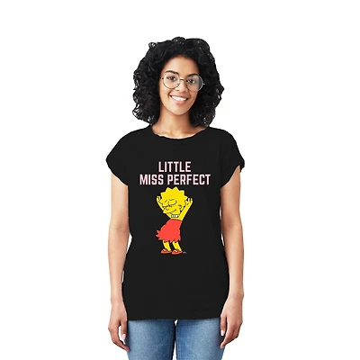 T-shirt à manches courtes The Simpsons Miss Perfect pour femme