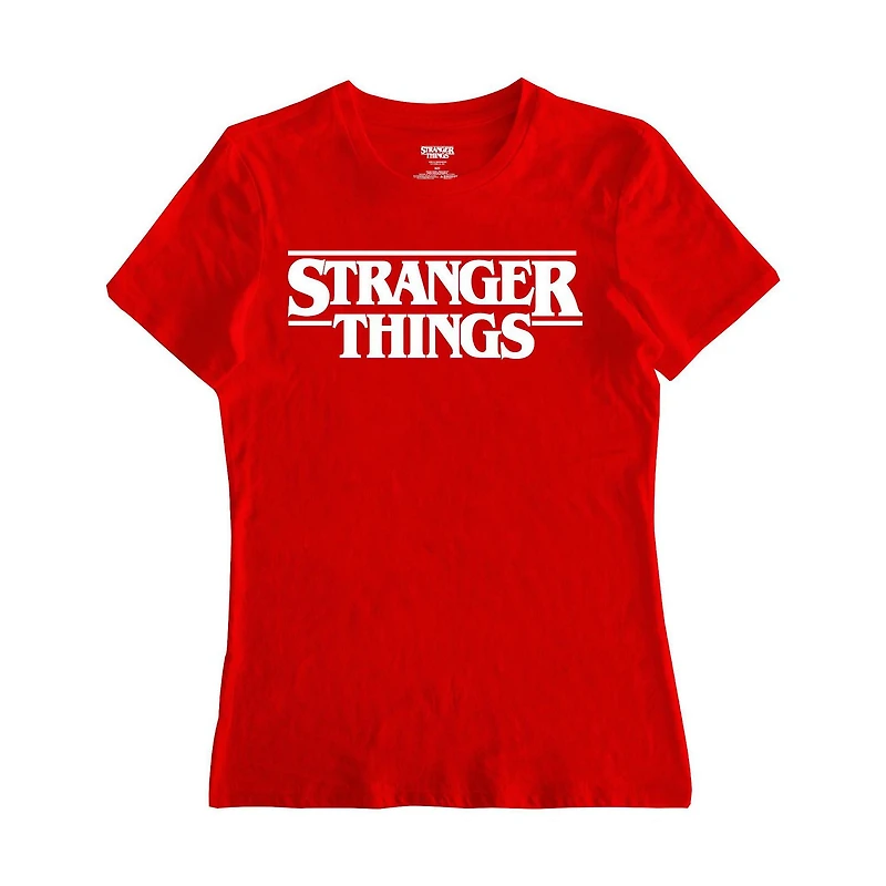 T-shirt à manches courtes pour femme Stranger Things Tailles: TP-TG