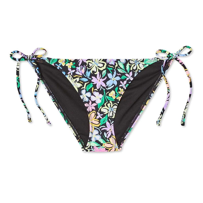 No Boundaries Women's String Bikini Bottom