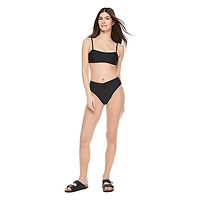 Bas de maillot bain taille haute No Boundaries pour femmes