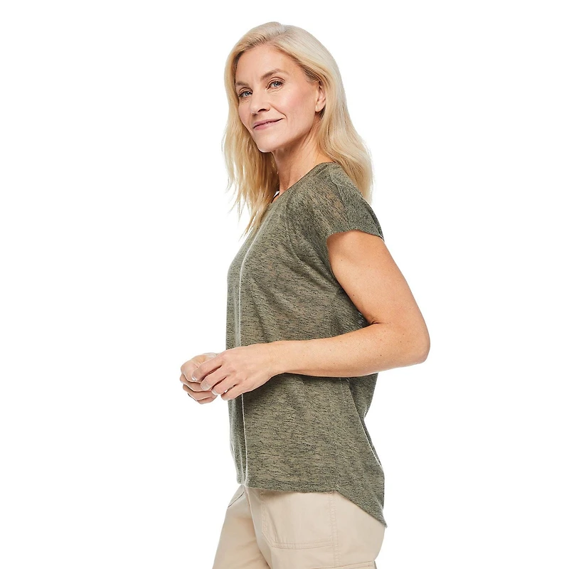 Iyla Women's Button Back Tee