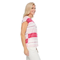 Iyla Women's Button Back Tee