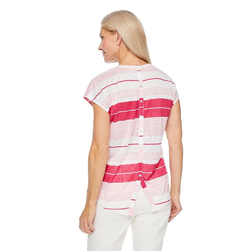 Iyla Women's Button Back Tee