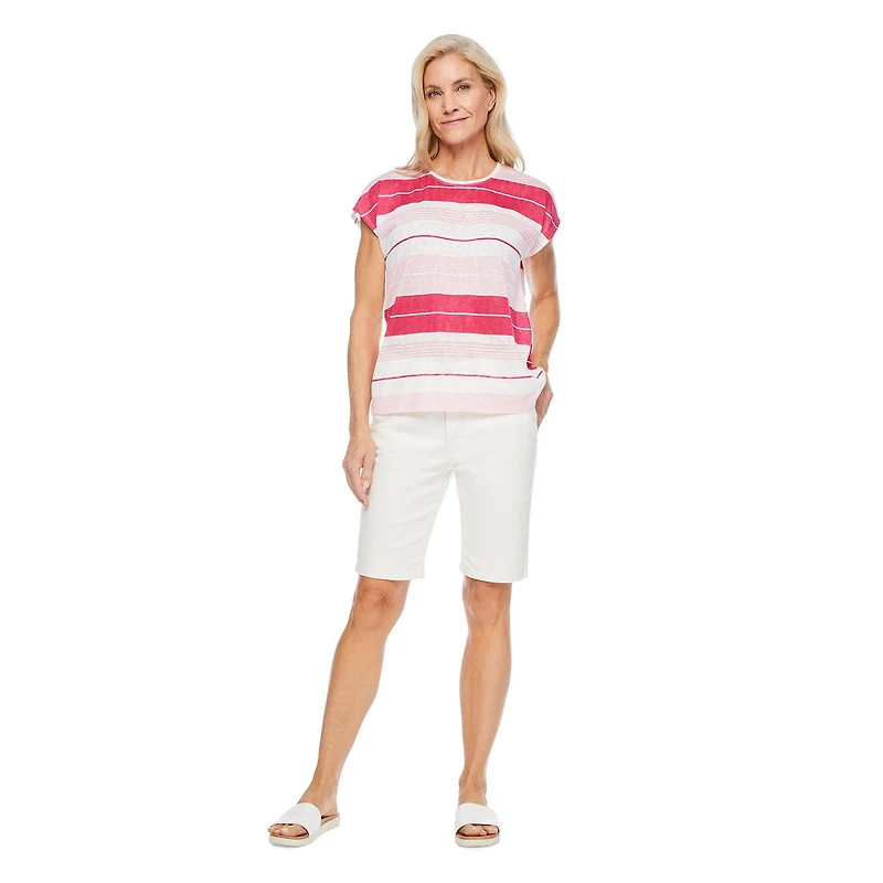 Iyla Women's Button Back Tee