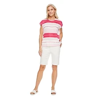 Iyla Women's Button Back Tee