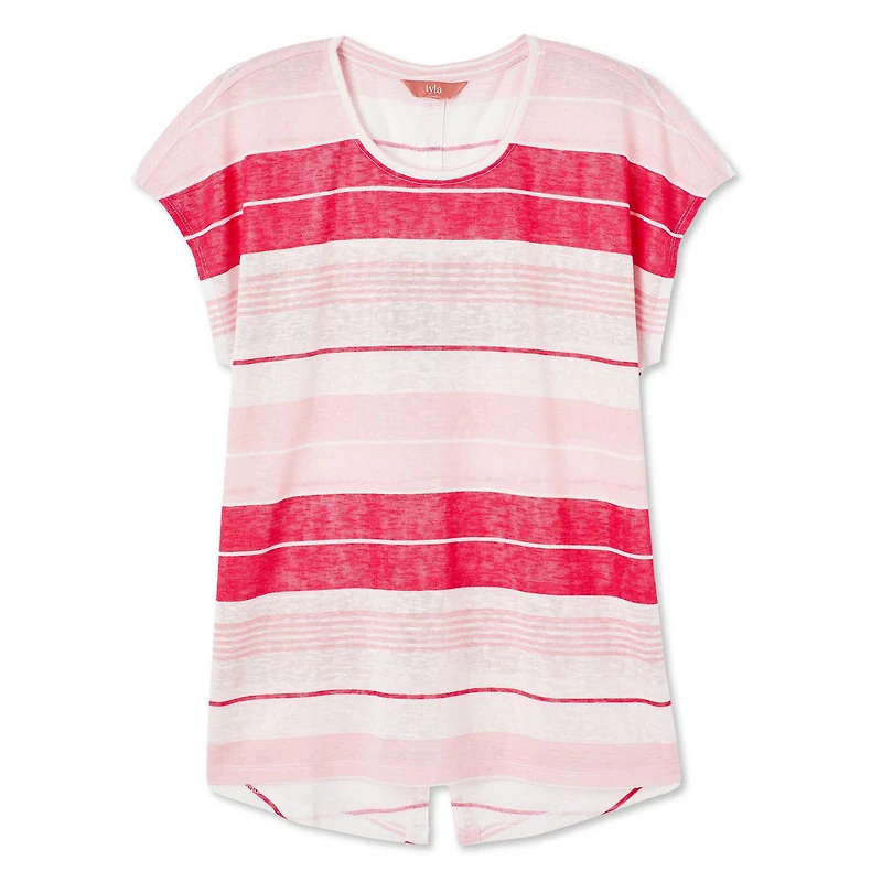 Iyla Women's Button Back Tee
