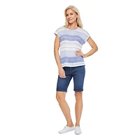 Iyla Women's Button Back Tee