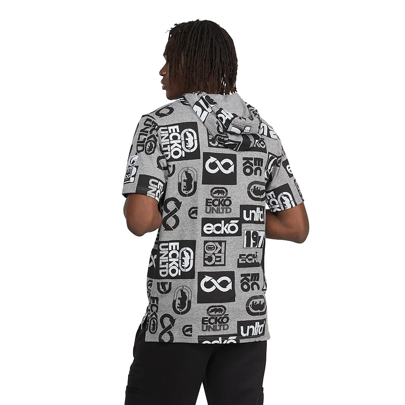 Ecko Men’s Branded Short Sleeve Hoodie