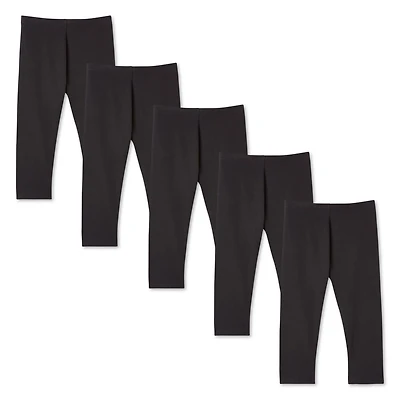 Lot de 5 leggings capri George pour filles