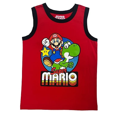 Super Mario Boys Yoshi Mario Super Basketball Jersey