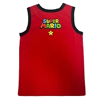 Super Mario Boys Yoshi Mario Super Maillot de basket-ball