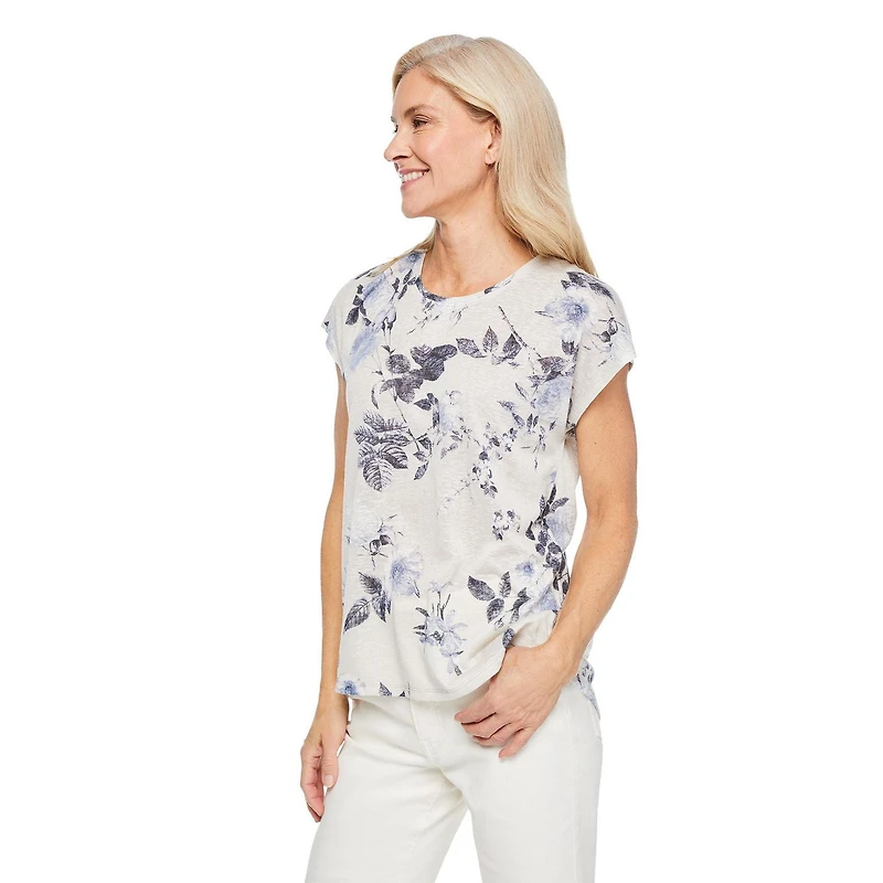 Iyla Women's Button Back Tee