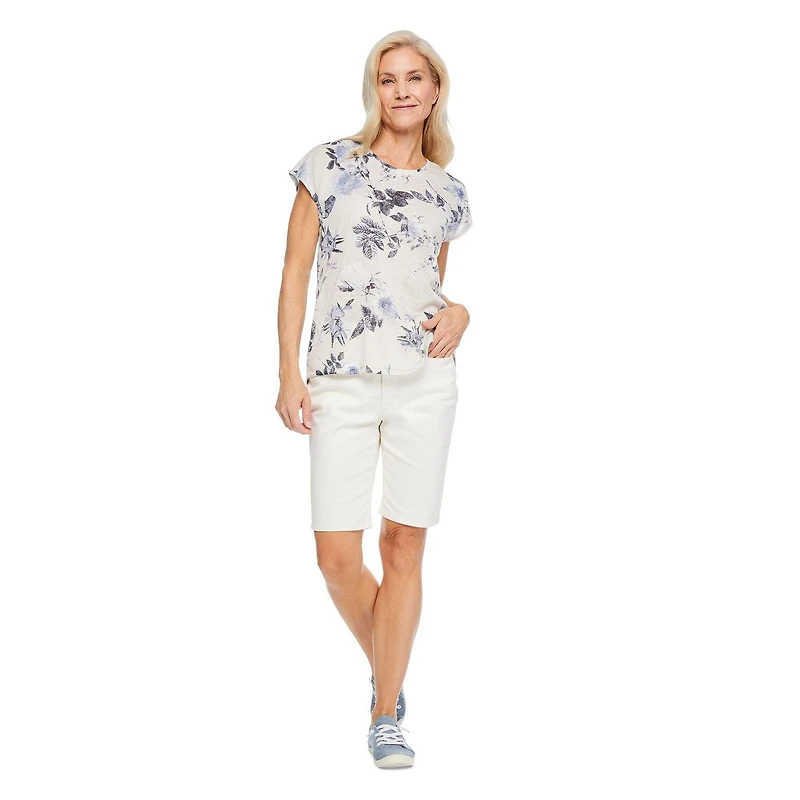 Iyla Women's Button Back Tee