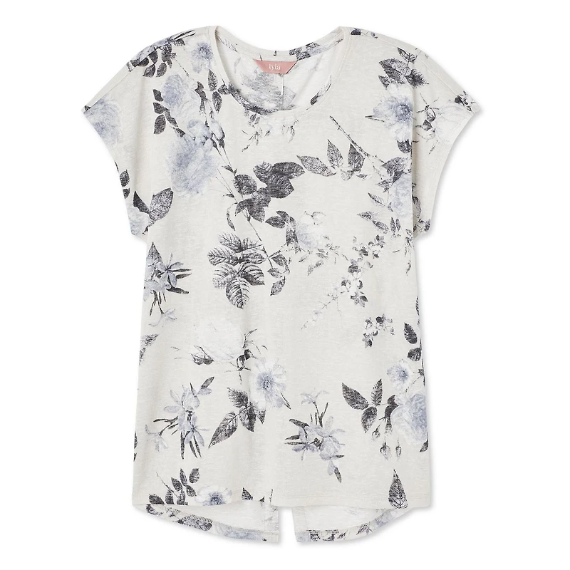 Iyla Women's Button Back Tee