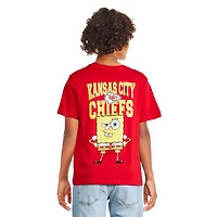 T-shirt à manches courtes NFL x Bob l’éponge pour garçons Tailles TP-G