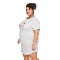 George Women's Plus Crew Neckline Nightshirt