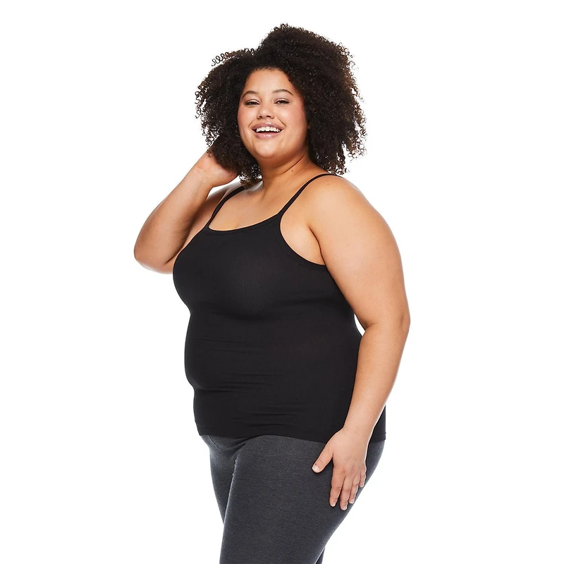 George Women's Plus Rib Tank, Sizes 1X-4X